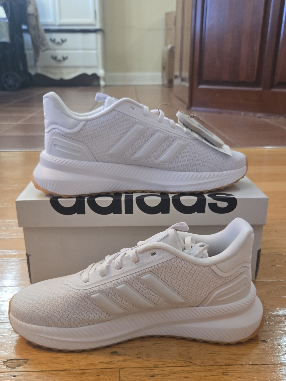 adidas X_PLRPATH Women's Size 8 Running / Walking Shoe White Gum Sneaker IH5045